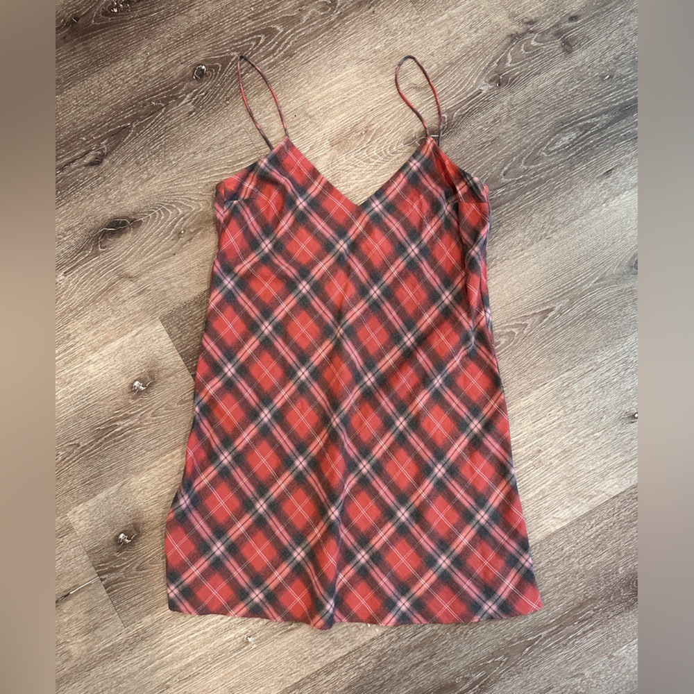 Adaptation Checkered Mini Dress